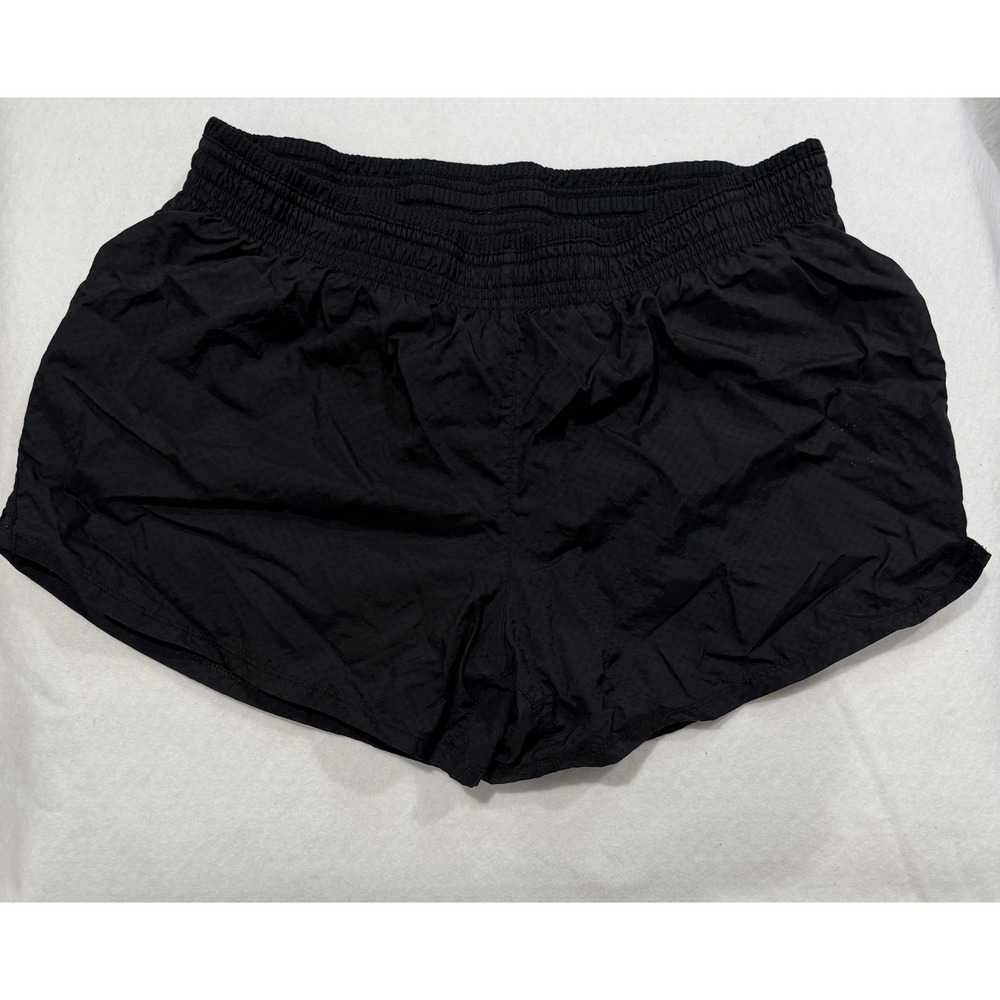 Nike Women's Black Athletic Shorts With Brief Liner Size Large
